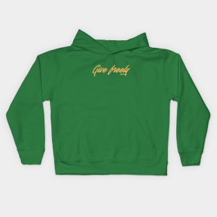 Give Freely Kids Hoodie